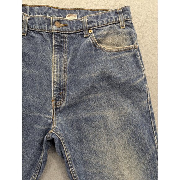 Vintage Levis 505 Jeans Mens 36x30 Blue Regular Fit Straight Leg Medium Wash 90s - Picture 3 of 15